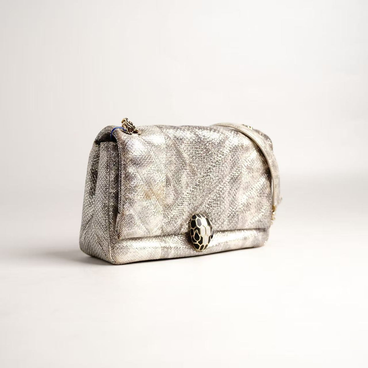Bvlgari Serpenti Cabochon Chain Shoulder Bag