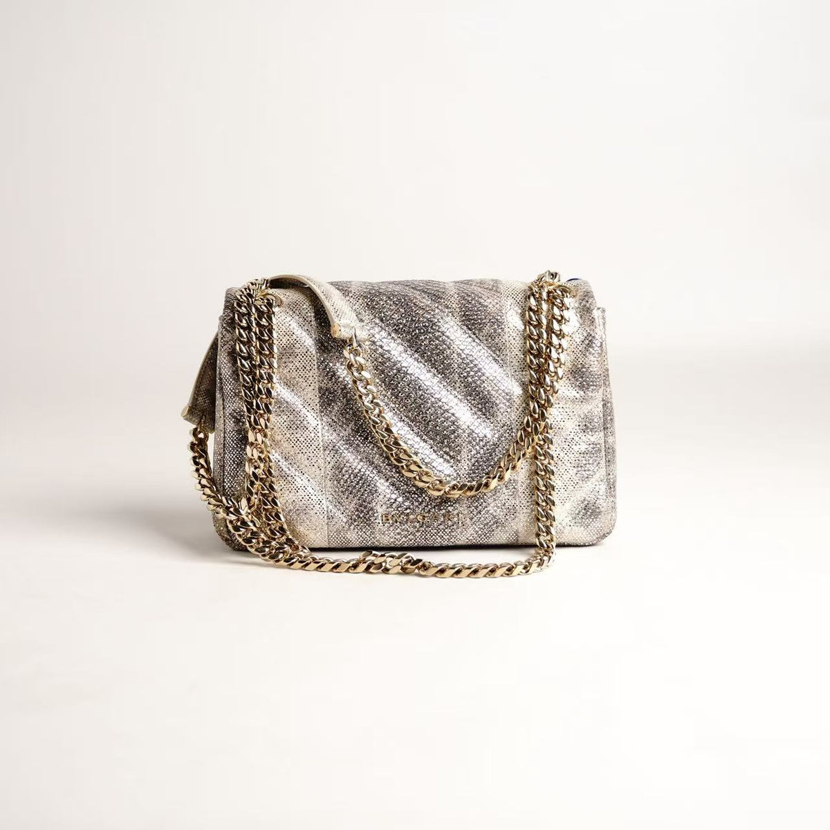 Bvlgari Serpenti Cabochon Chain Shoulder Bag