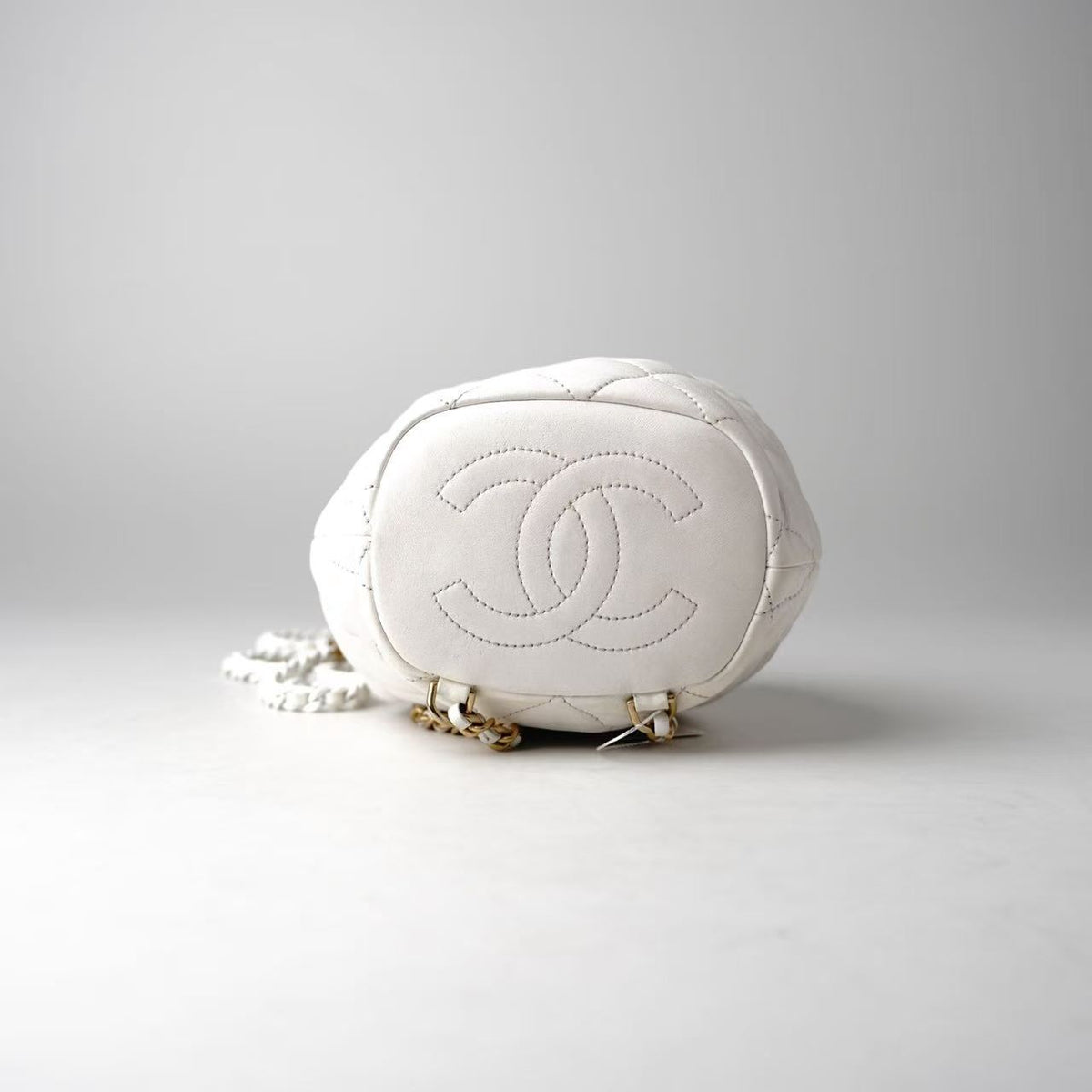 Chanel Drawstring Bucket Backpack