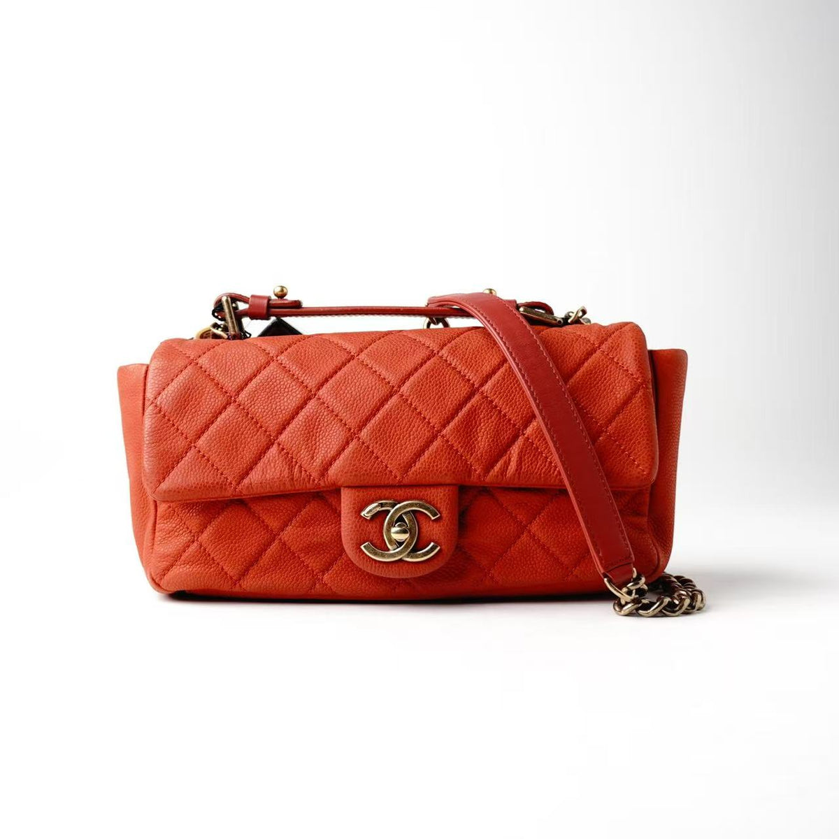 Chanel Flap Bag with Top Handle