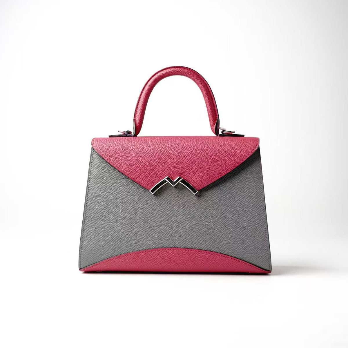 Moynat Rejane Two‑Tone Top‑Handle Handbag