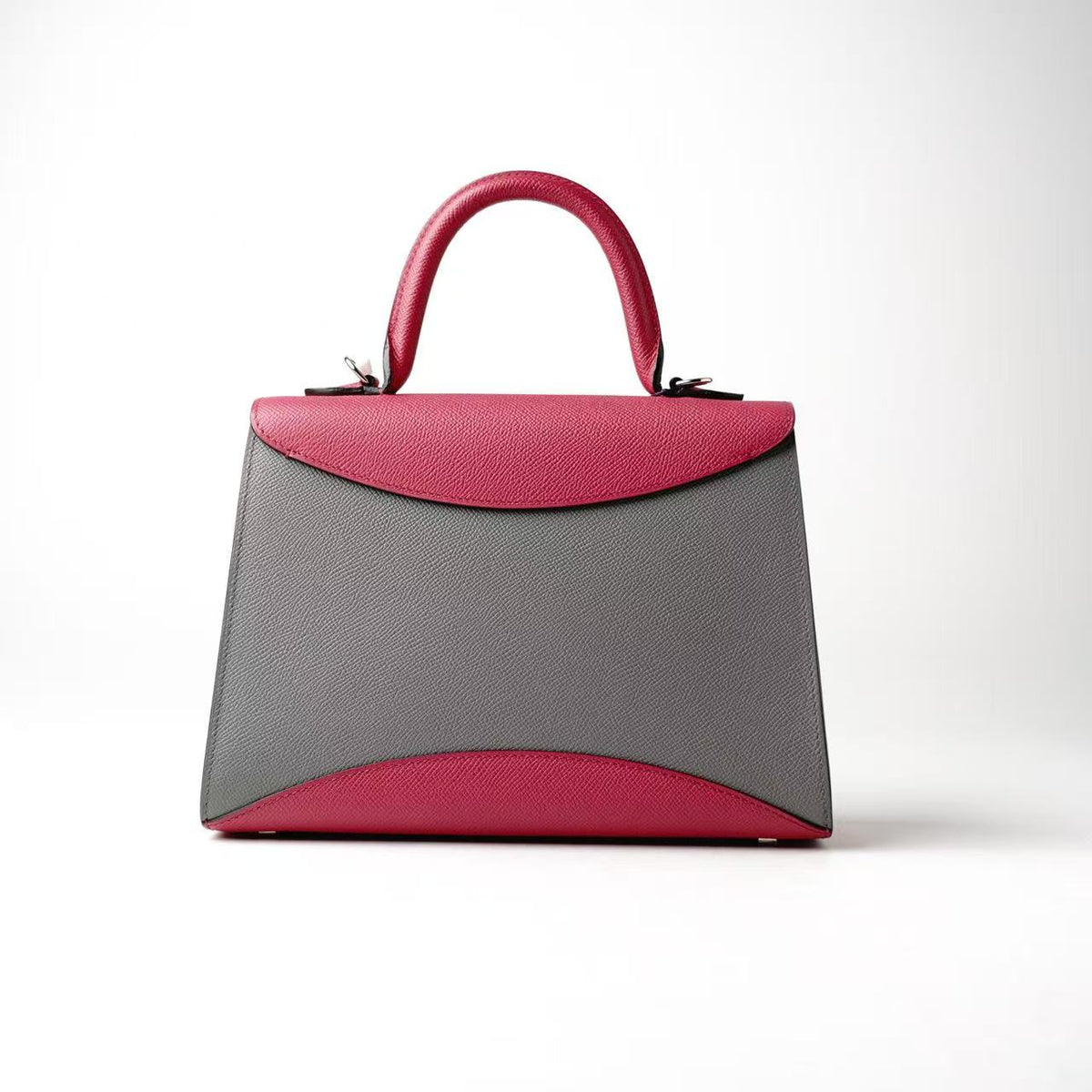 Moynat Rejane Two‑Tone Top‑Handle Handbag