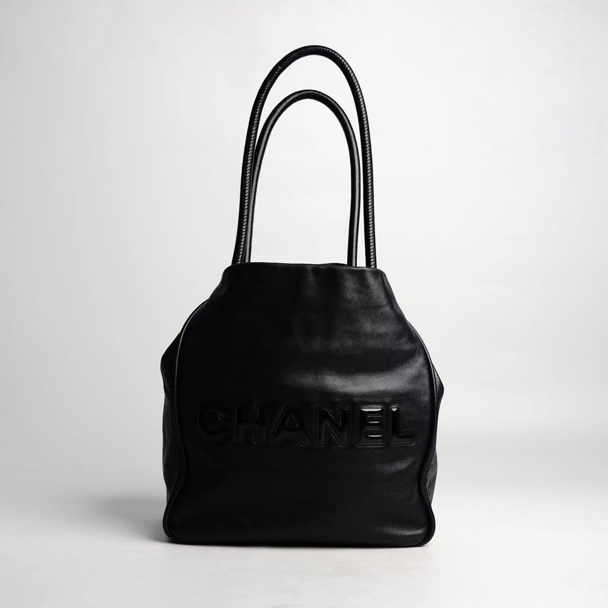 Chanel Camellia Large Leather Tote Bag