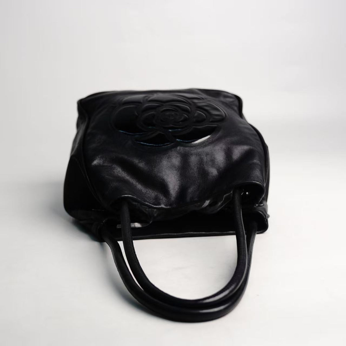 Chanel Camellia Large Leather Tote Bag