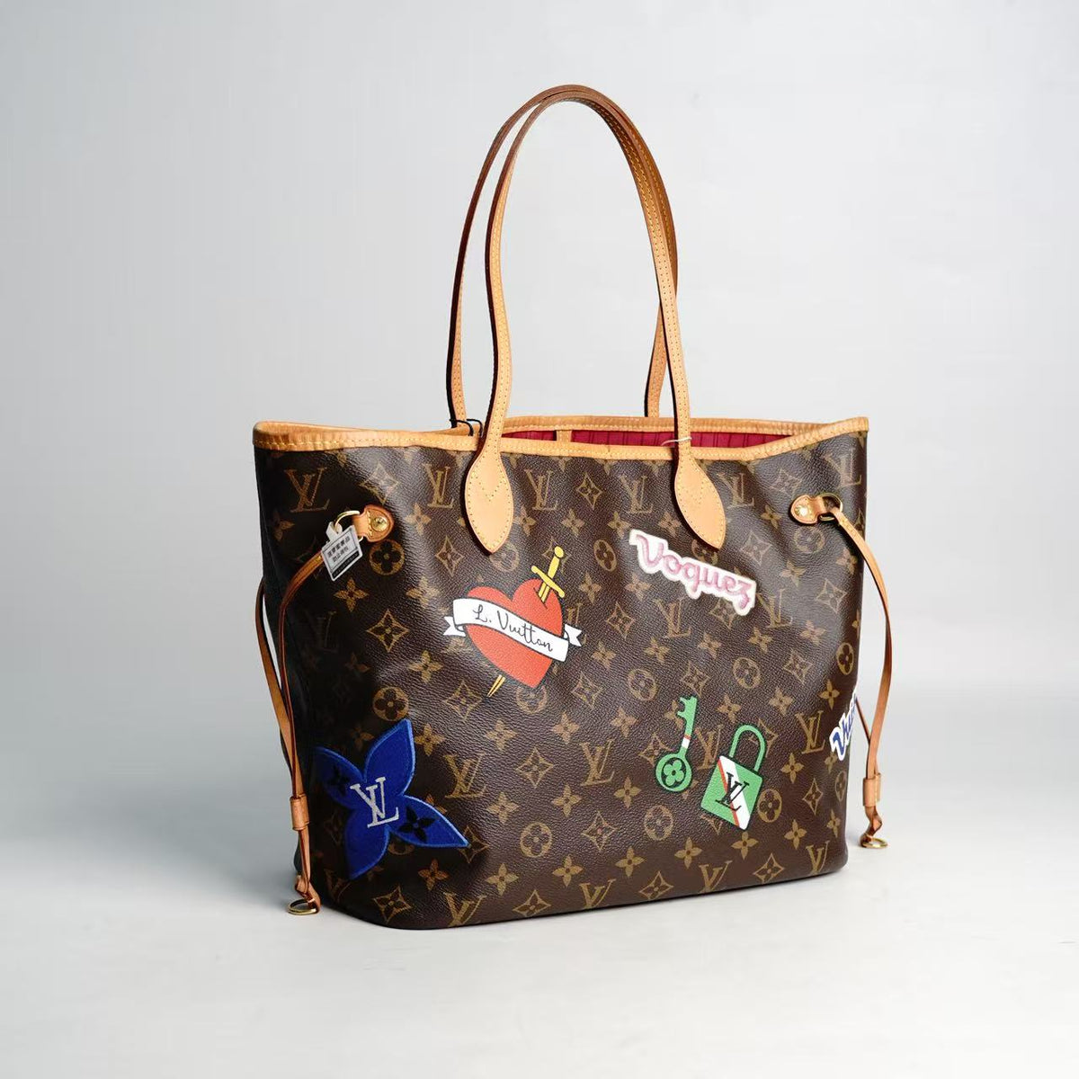 Louis Vuitton Neverfull MM Patches Limited‑Edition Tote Bag