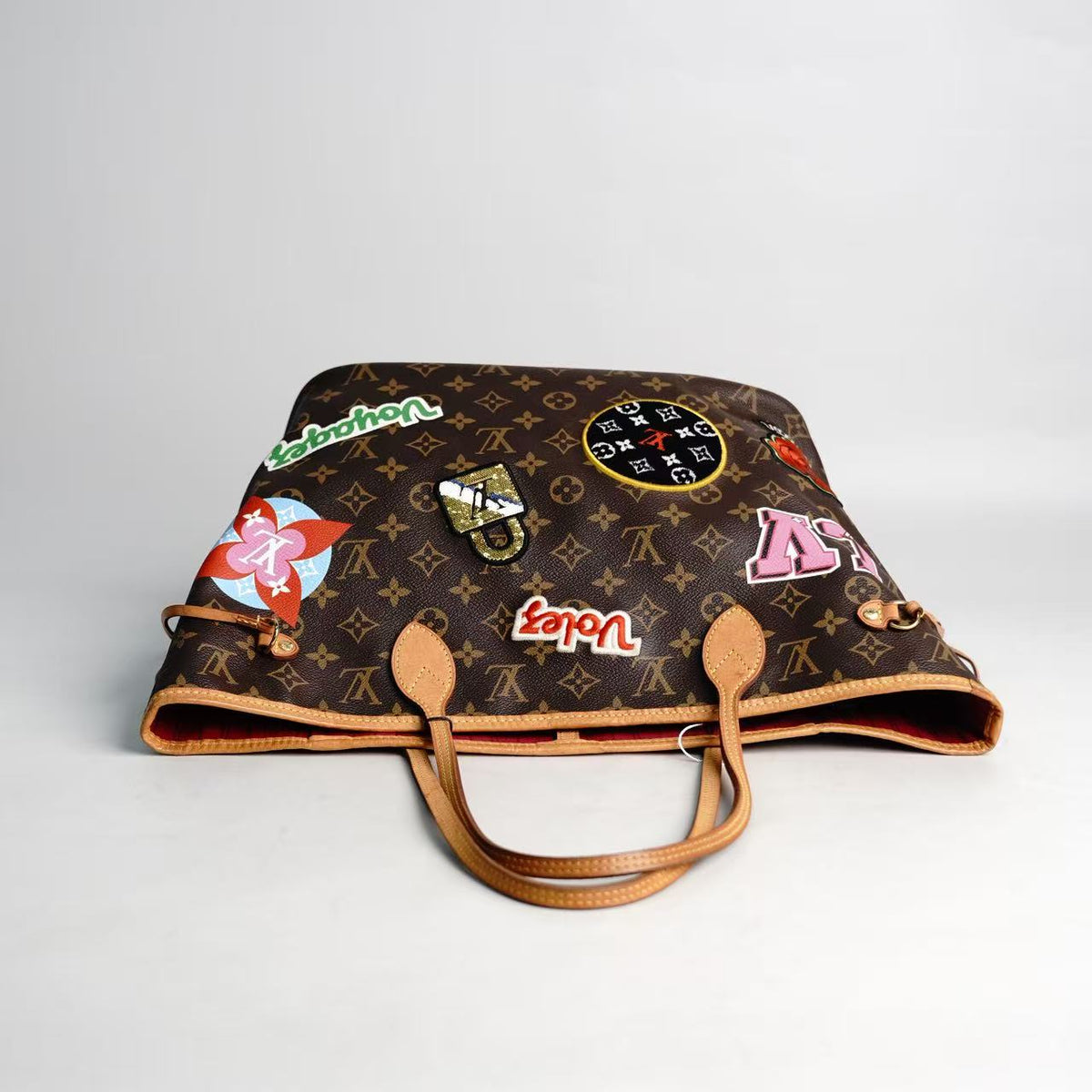 Louis Vuitton Neverfull MM Patches Limited‑Edition Tote Bag