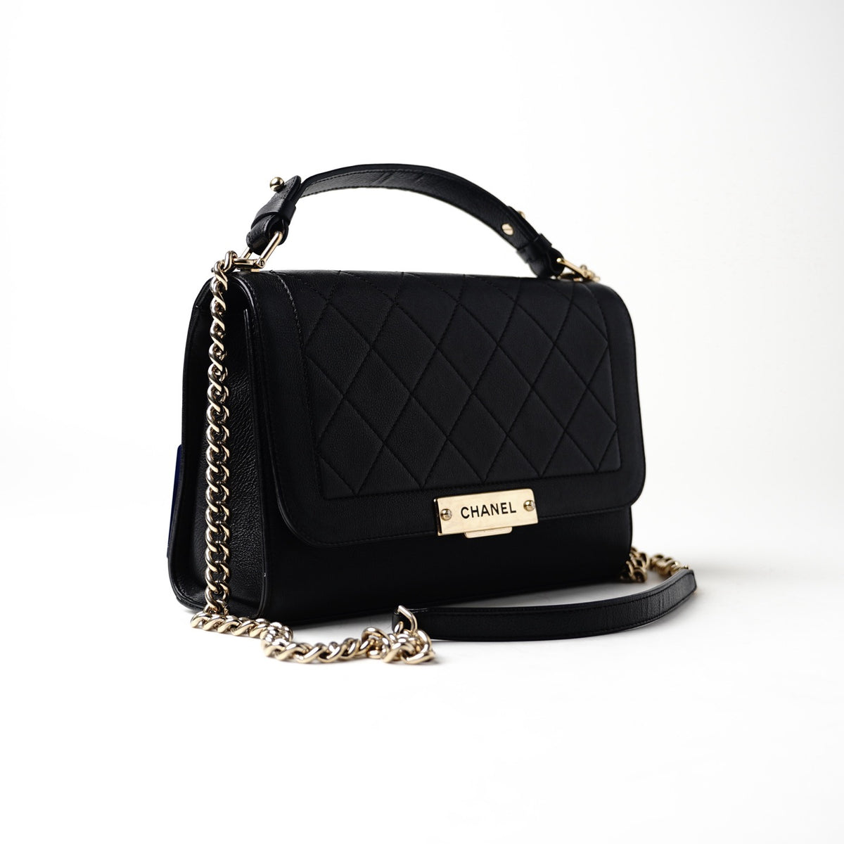 Chanel Flap Top‑Handle Shoulder Bag