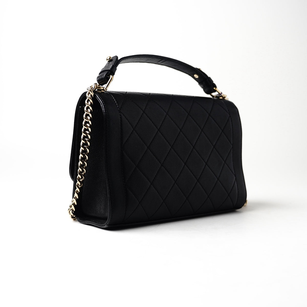 Chanel Flap Top‑Handle Shoulder Bag