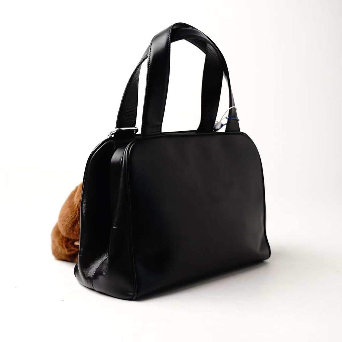 Prada Vintage Black Leather Handbag