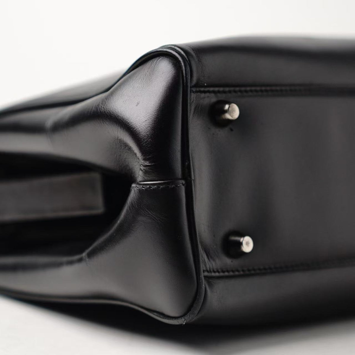 Prada Vintage Black Leather Handbag