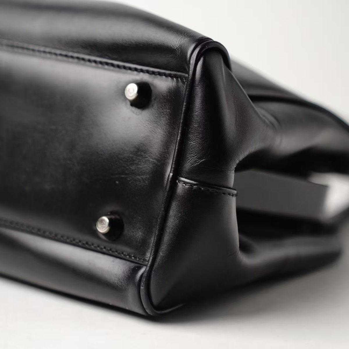 Prada Vintage Black Leather Handbag