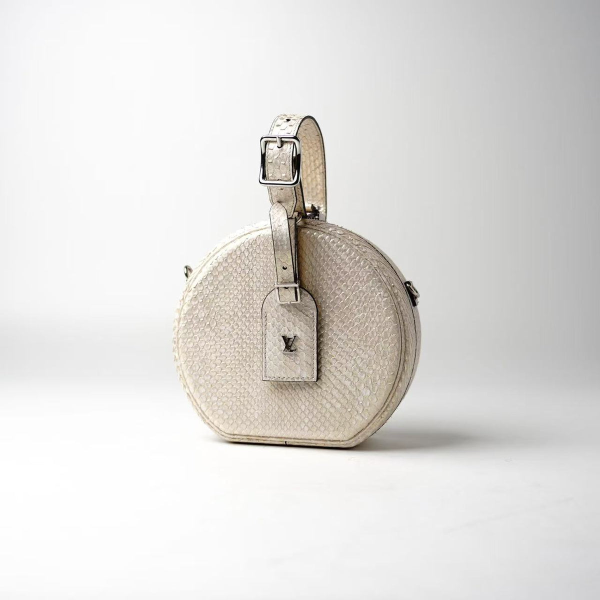 Louis Vuitton Petite Boite Chapeau Python Handbag