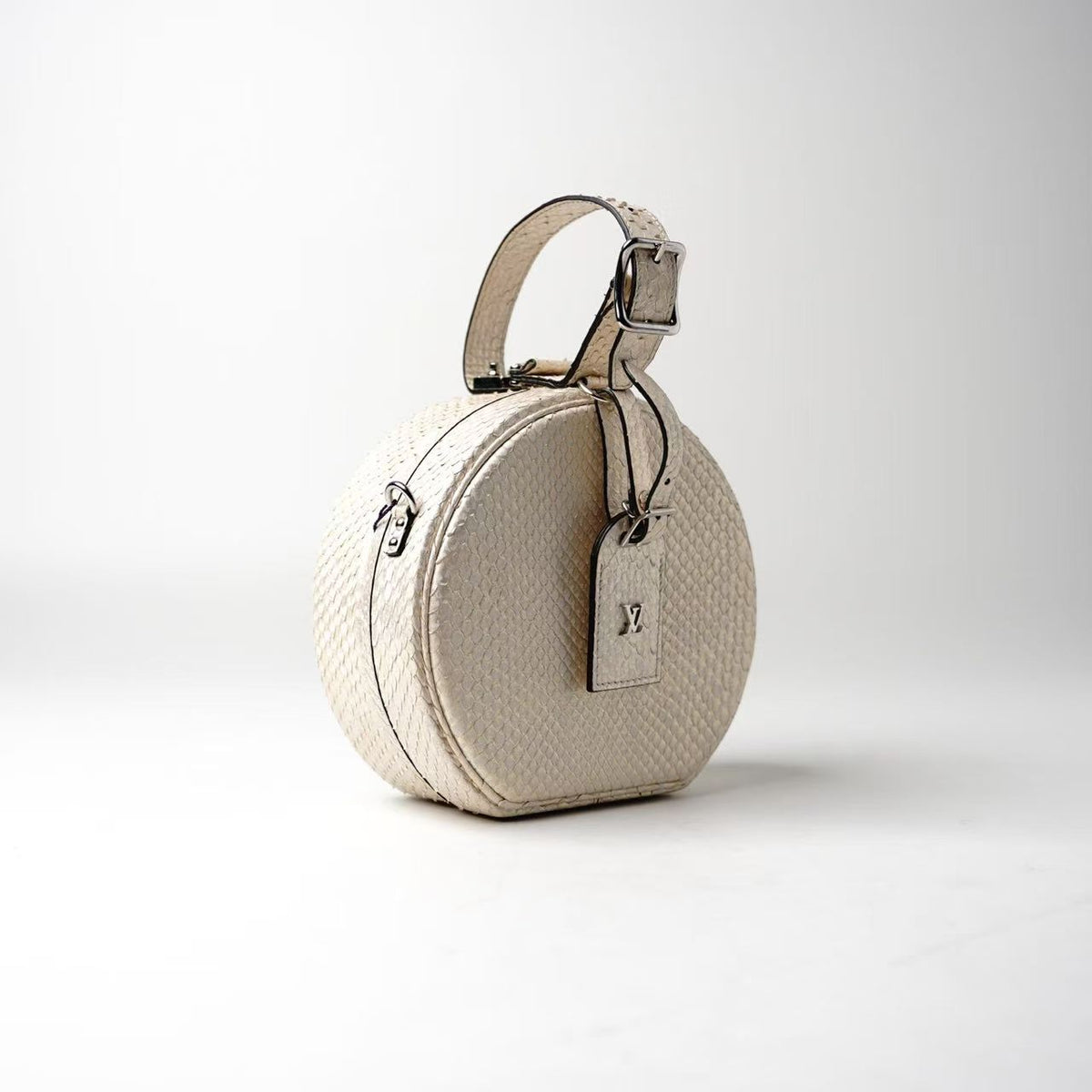 Louis Vuitton Petite Boite Chapeau Python Handbag