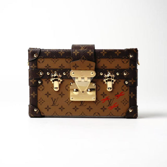 Louis Vuitton Petite Malle Monogram Reverse Crossbody Bag