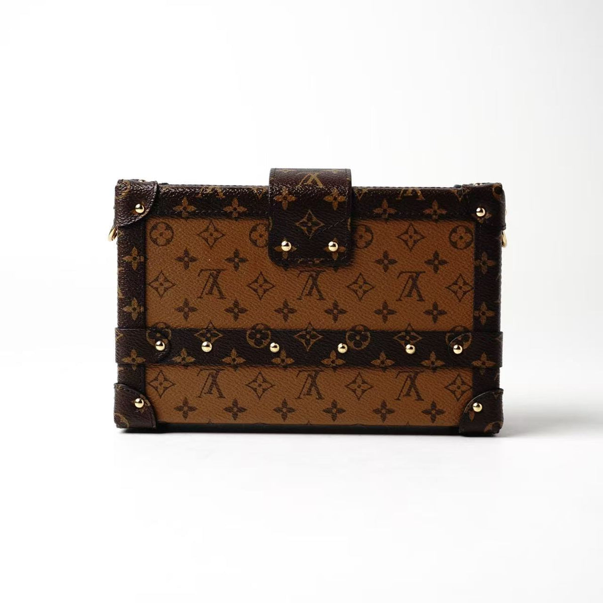 Louis Vuitton Petite Malle Monogram Reverse Crossbody Bag