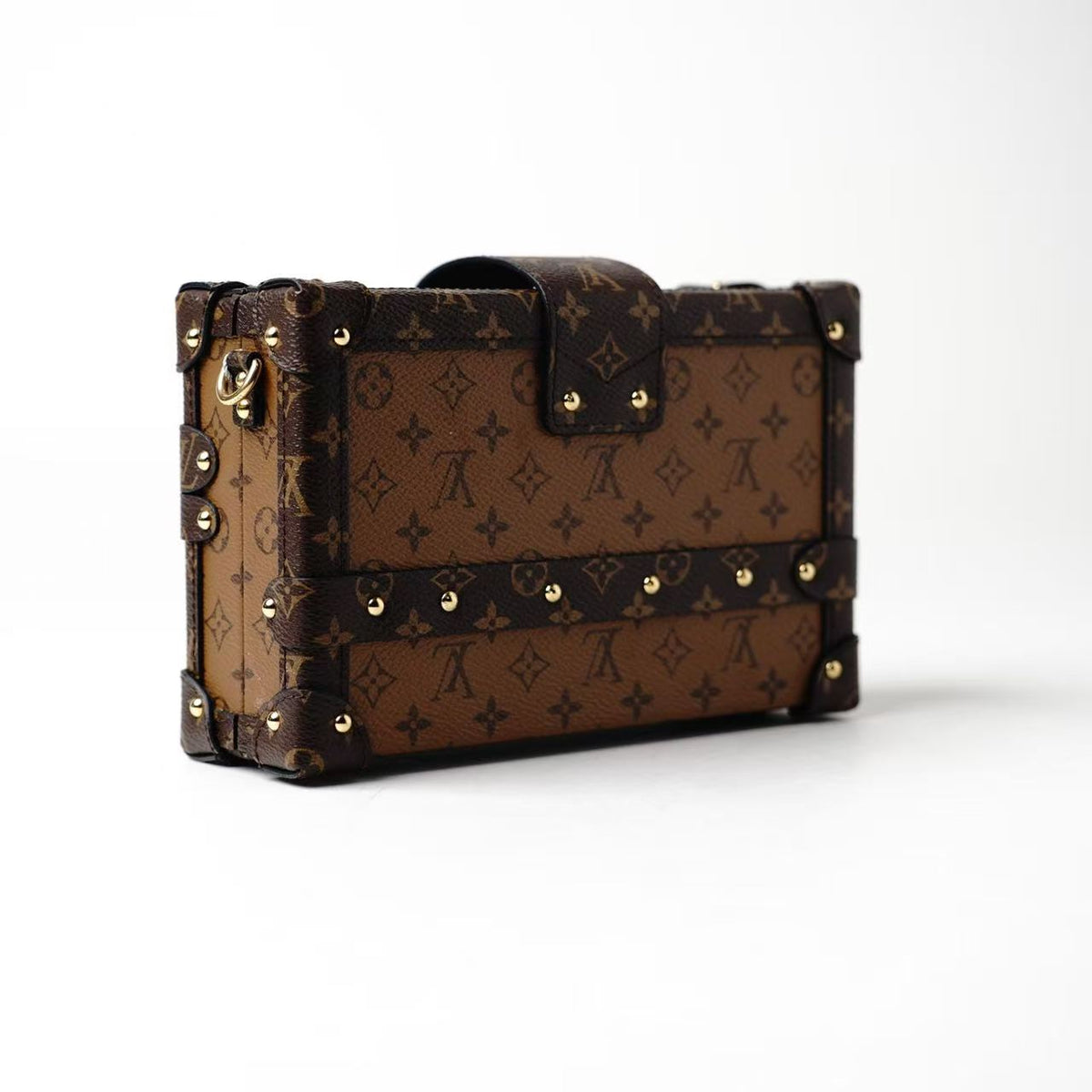 Louis Vuitton Petite Malle Monogram Reverse Crossbody Bag