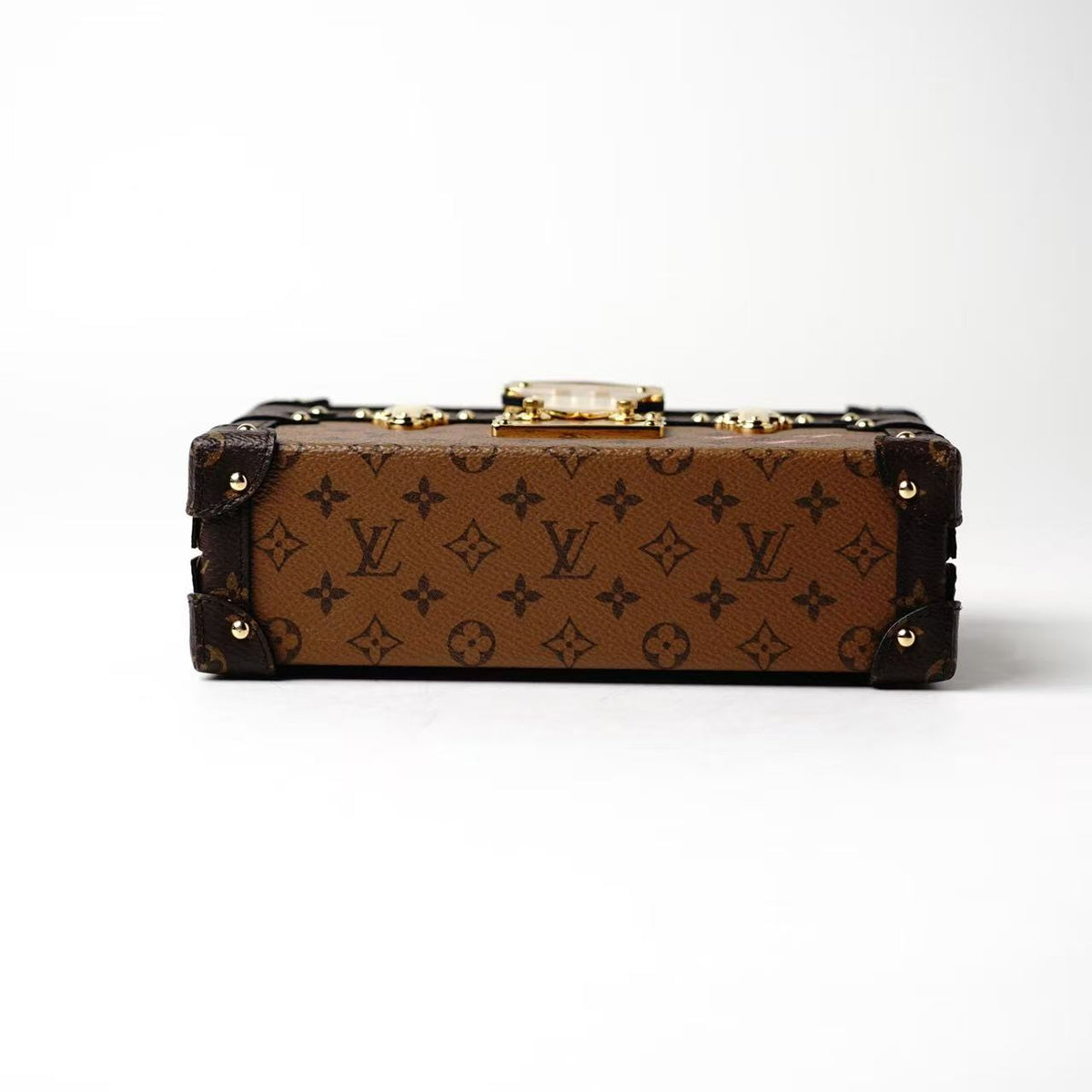 Louis Vuitton Petite Malle Monogram Reverse Crossbody Bag