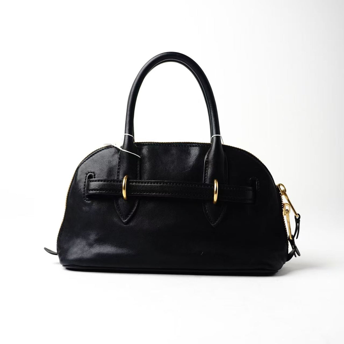 Miu Miu Small Bow‑Accent Bowling Handbag