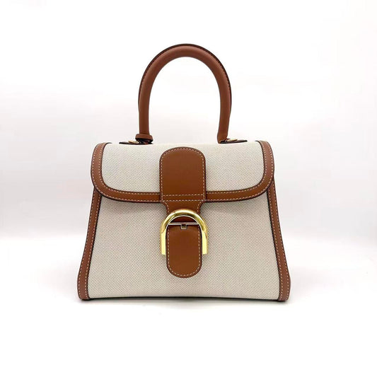 Delvaux Brillant PM Handtasche aus Canvas & Kalbsleder [Gebraucht]